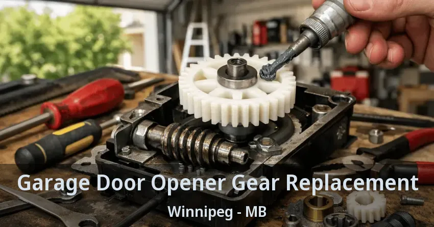 Garage Door Opener Gear Replacement Winnipeg - MB